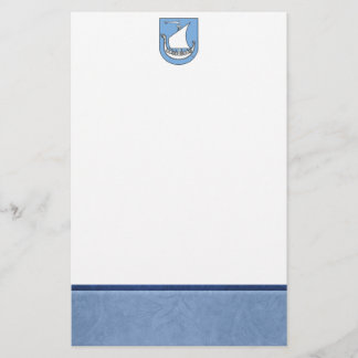 Viking Ship Coat of Arms Stationery