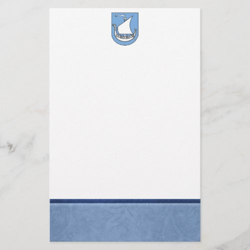 Viking Ship Coat of Arms Stationery