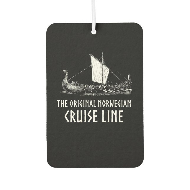 Viking Ship Cruise Line Odin And Valhalla Air Freshener (Front)