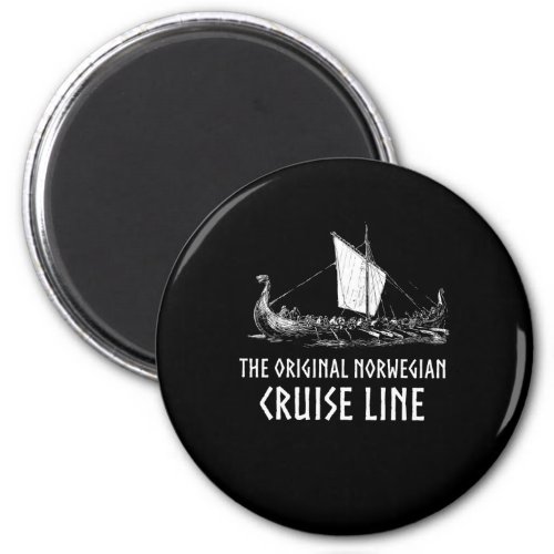 Viking Ship Cruise Line Odin And Valhalla Magnet