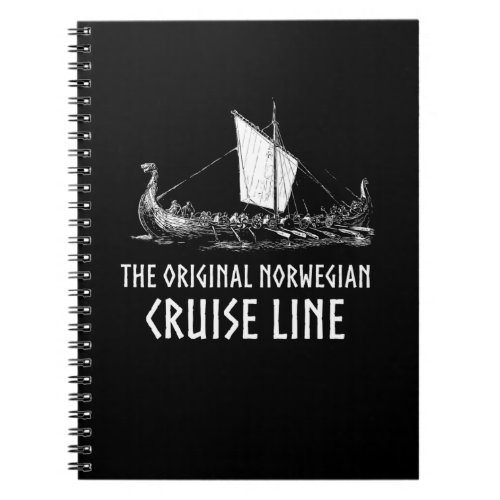 Viking Ship Cruise Line Odin And Valhalla Notebook