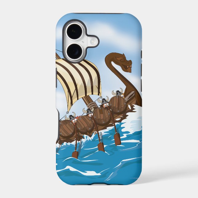 Viking Ship Iphone Case (Back)