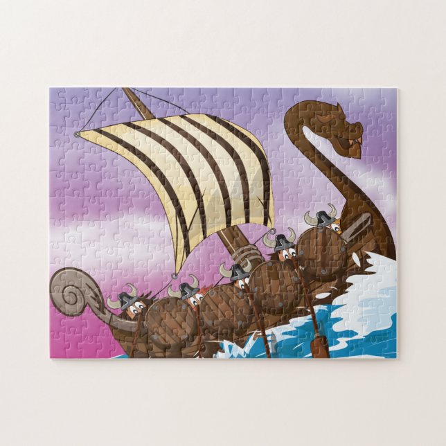 Viking Ship Jigsaw Puzzle (Horizontal)
