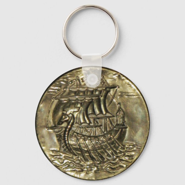 Viking Ship Keychain (Front)