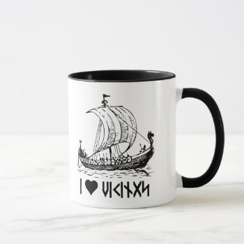 Viking Ship Mug by WaywardMuse at Zazzle