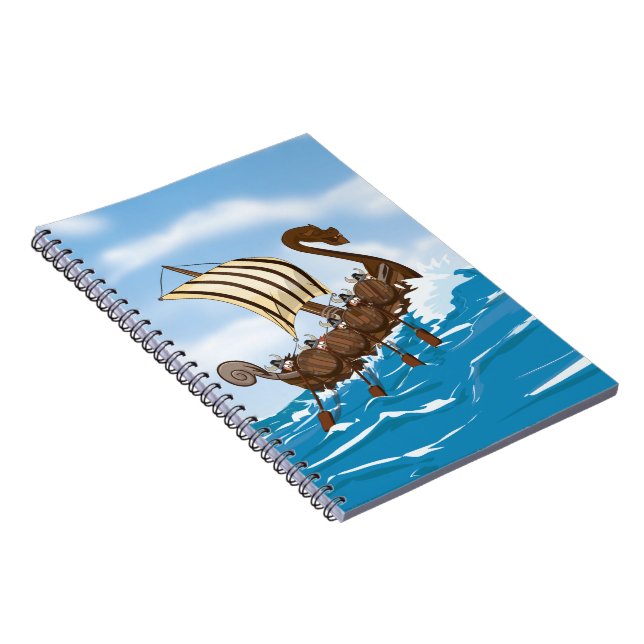 Viking Ship Notebook (Right Side)