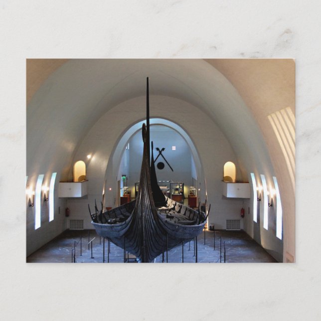 viking ship postcard (Front)