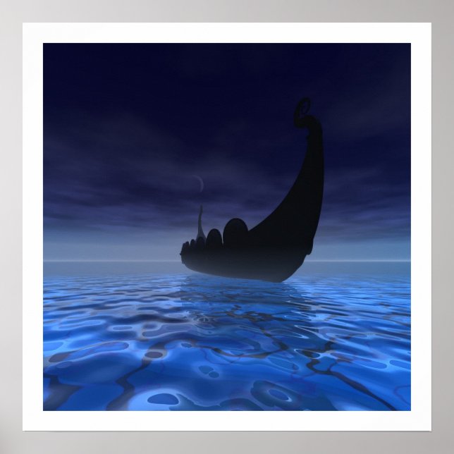 VIKING  SHIP POSTER (Front)