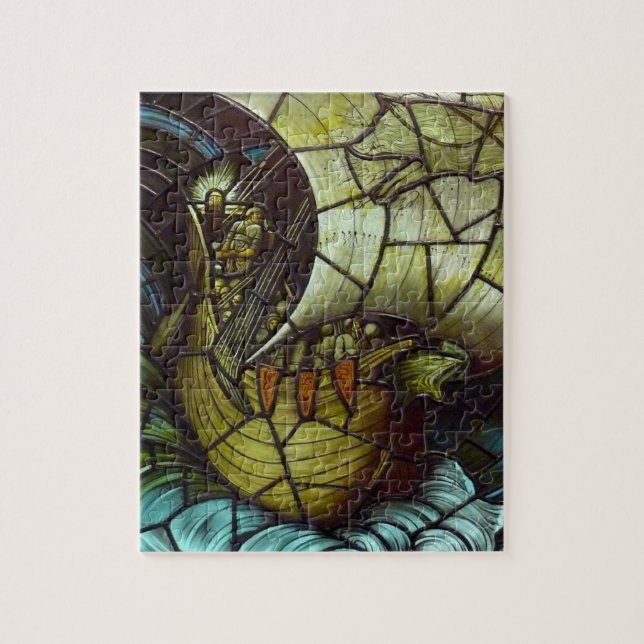 Viking Ship Puzzle (Vertical)
