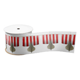 Viking Ship Sailing Thunder_Cove Satin Ribbon