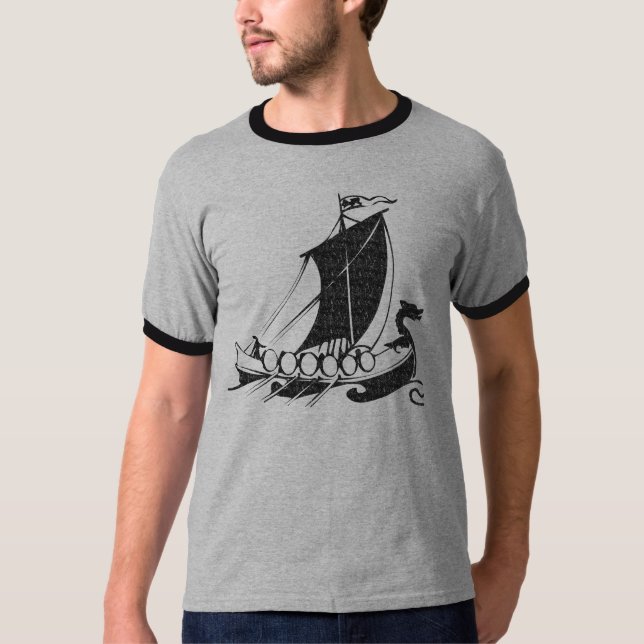 Viking Ship T-Shirt (Front)