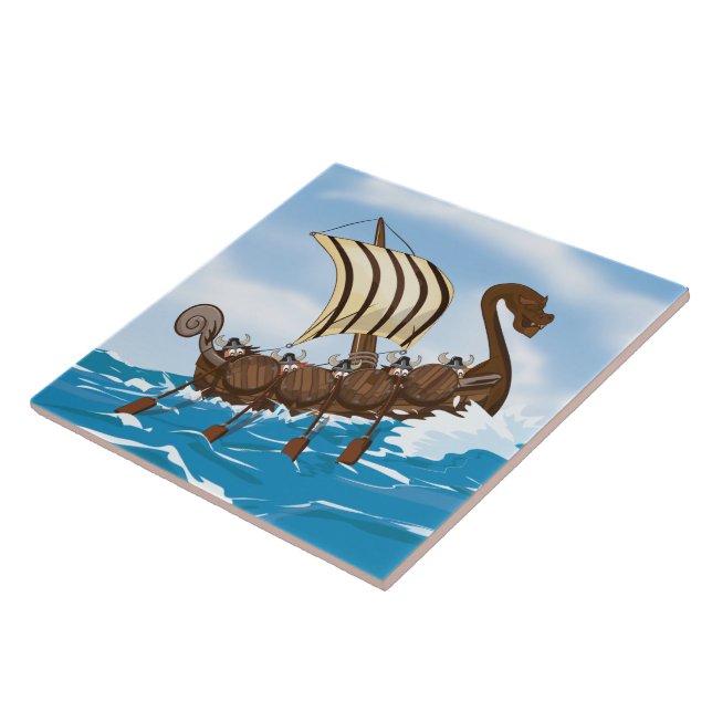 Viking Ship Tile (Side)