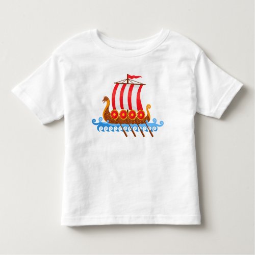 Viking Ship Toddler T_shirt