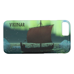 Viking Ship Under Northern Lights iPhone 8/7 Case