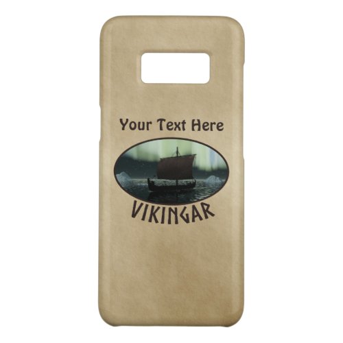 Viking Ship Under Northern Lights Case_Mate Samsung Galaxy S8 Case