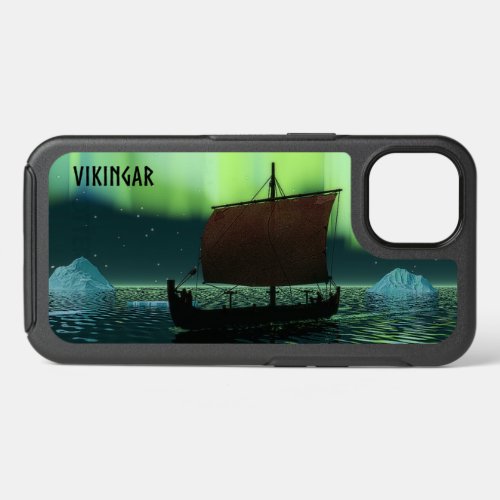 Viking Ship Under Northern Lights OtterBox iPhone 