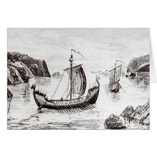 Viking Ships Cards (Front Horizontal)