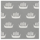 Viking ships/longboats w/custom background color fabric