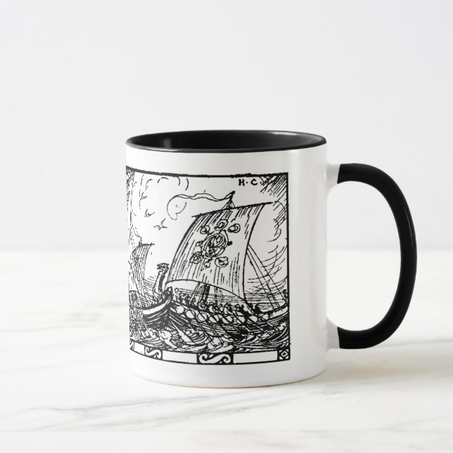 Viking Ships Mug (Right)