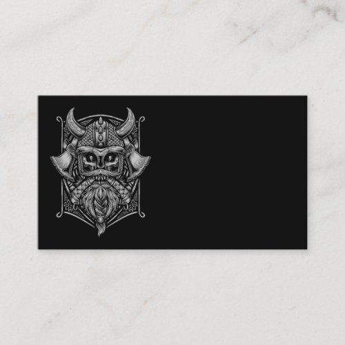 Viking Skull Business Cards