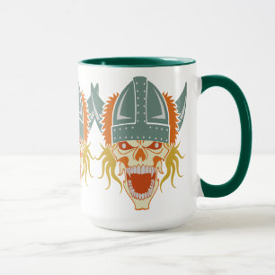 VIKING skull custom mug - choose style, color