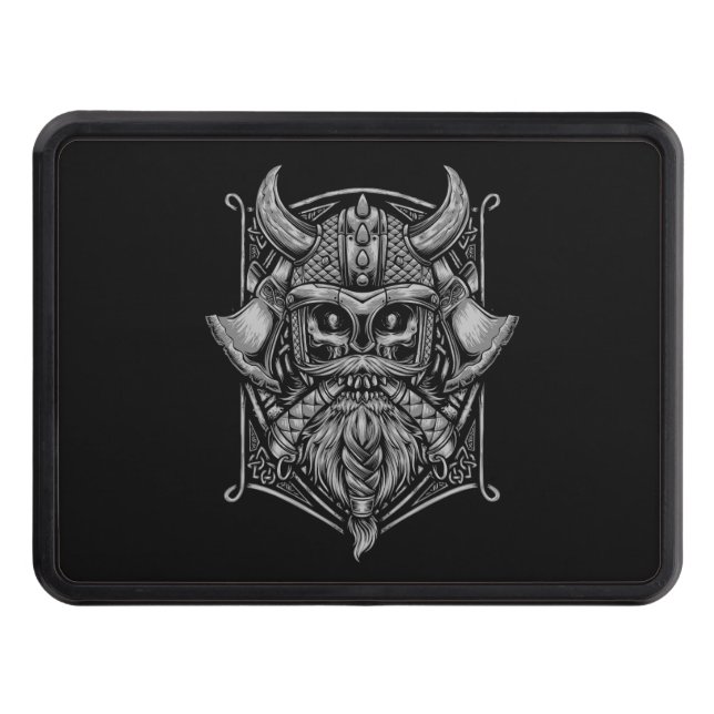 Viking Skull Hitch Cover (Front)