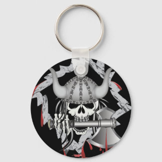 Viking Skull Keychain