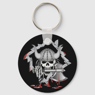 Viking Skull Keychain