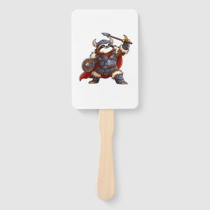 viking sloth Oversized T-Shirt Hand Fan