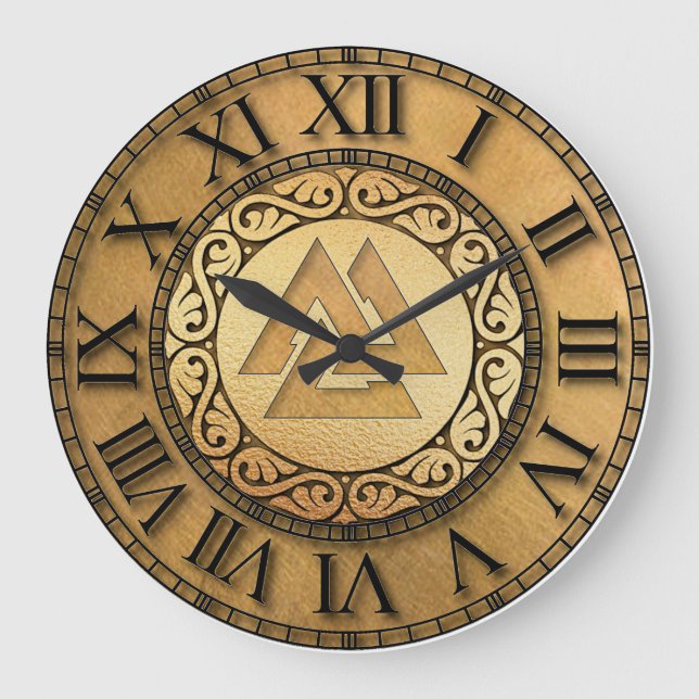 Viking Spirit Large Clock (Front)