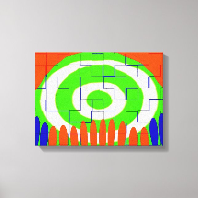 Viking spirits art canvas print (Front)