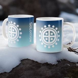 Viking Sun Wheel - Norse Nordic - Personalized Coffee Mug