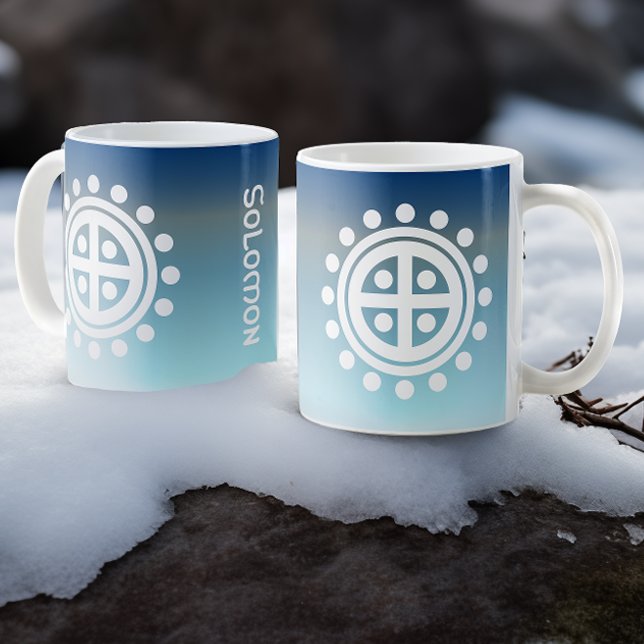 Viking Sun Wheel - Norse Nordic - Personalized Coffee Mug (Creator Uploaded)