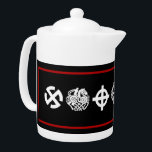 Viking Symbols Teapot<br><div class="desc">Viking Symbols Teapot..</div>