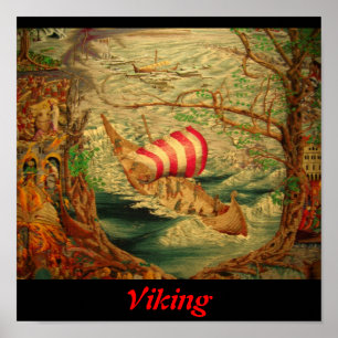 Viking Tapestry Poster