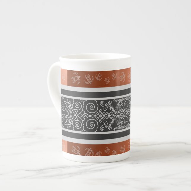 Viking Tattoo Bone China Mug (Front Left)