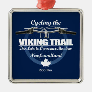 Viking Trail (H2) Metal Ornament