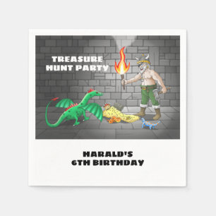 Viking Treasure Hunt Napkins