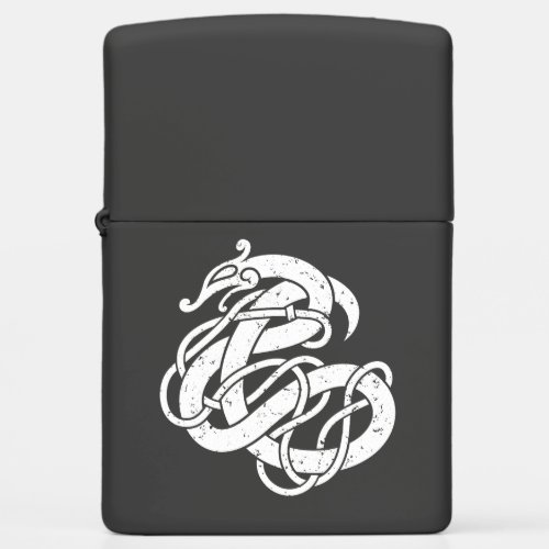 Viking Urnes Style Snake Zippo Lighter