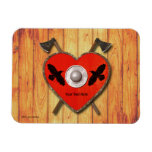 Viking Valentine - Raven Card Magnet