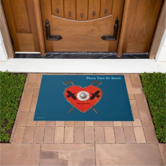 Viking Valentine - Raven Doormat