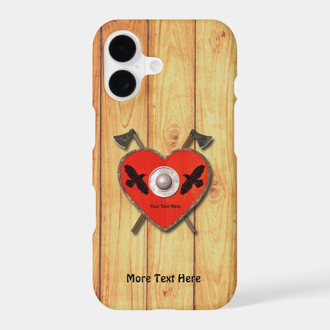 Viking Valentine - Raven iPhone Case (Back)