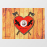 Viking Valentine - Raven Window Cling