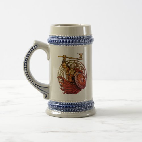 Viking Valhalla Warrior Beer Stein