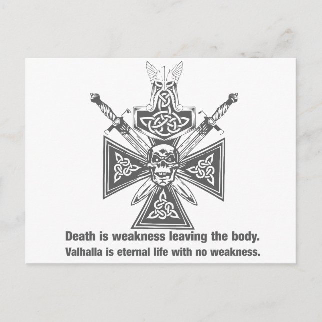 Viking Valhalla - Weakness Leaving The Body Postcard (Front)