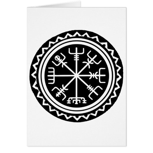 Viking Vegvisir Compass Cards (Front)