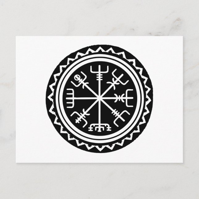 Viking Vegvisir Compass Postcard (Front)