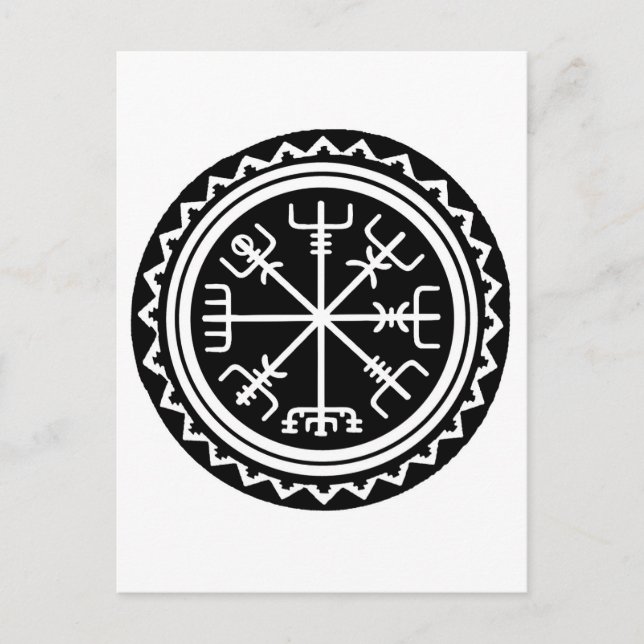 Viking Vegvisir Compass Postcard (Front)