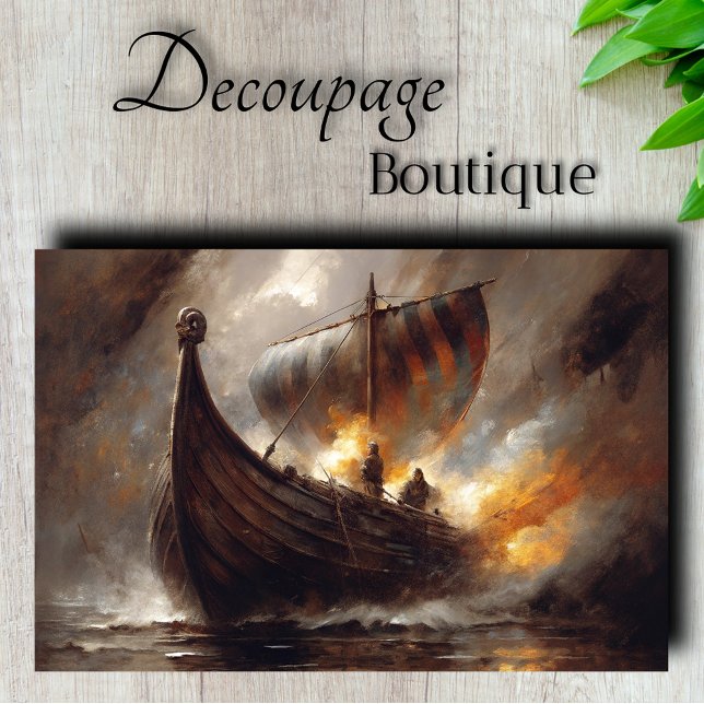 Viking Voyage Decoupage Tissue Paper (Viking Voyage Decoupage)