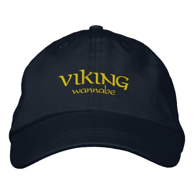 VIKING wannabe Embroidered Baseball Cap (Front)